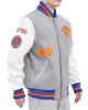 NY Knicks Old English Varsity Jacket NY Knicks Old English Varsity Jacket
