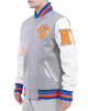 NY Knicks Old English Varsity Jacket NY Knicks Old English Varsity Jacket
