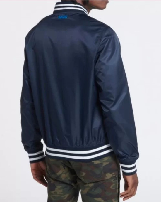 Navy Blue Classic Varsity Baseball Men Jacket Navy Blue Classic Varsity Baseball Men Jacket