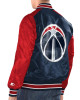 Navy/Red Washington Wizards Renegade Varsity Satin Jacket Navy/Red Washington Wizards Renegade Varsity Satin Jacket