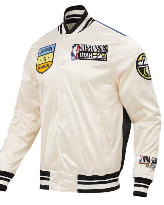 Nba X Hbcu All Star 2023 Rib Satin Jacket Nba X Hbcu All Star 2023 Rib Satin Jacket