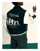 Neutrals Varsity Jacket