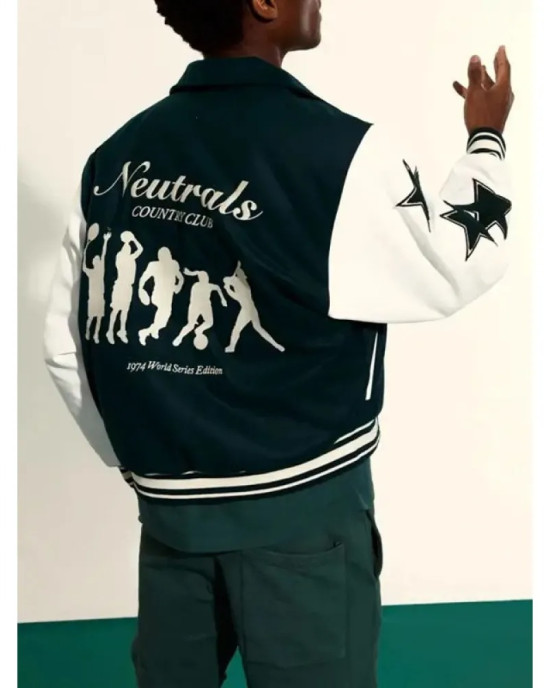 Neutrals Varsity Jacket Neutrals Varsity Jacket