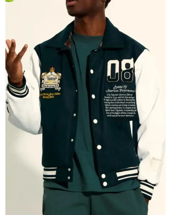 Neutrals Varsity Jacket Neutrals Varsity Jacket