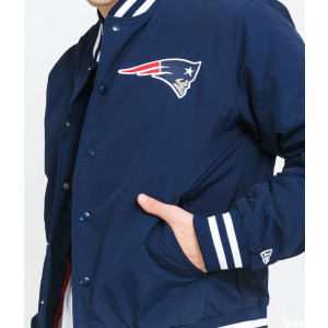 New England Patriots Bomber Blue Jacket
