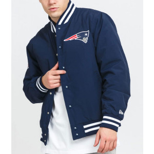 New England Patriots Bomber Blue Jacket