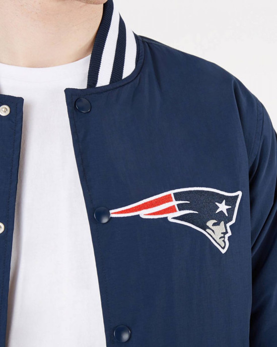 New England Patriots Bomber Blue Jacket