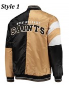 New Orleans Saints Full-Snap Jacket