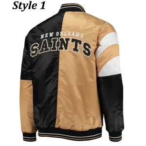 New Orleans Saints Full-Snap Jacket
