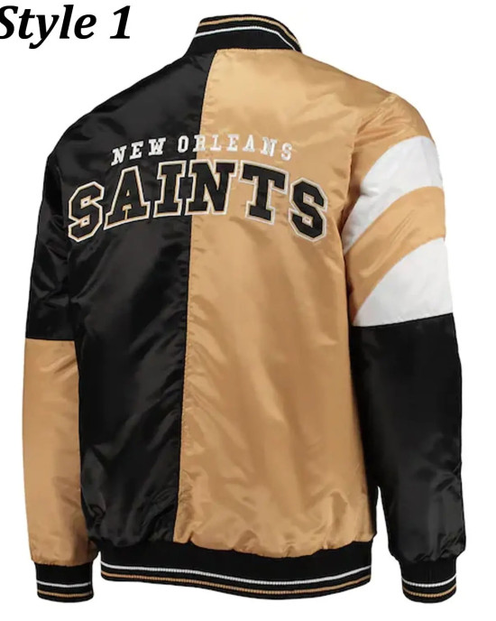 New Orleans Saints Full-Snap Jacket New Orleans Saints Full-Snap Jacket