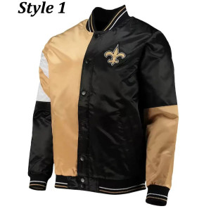 New Orleans Saints Full-Snap Jacket
