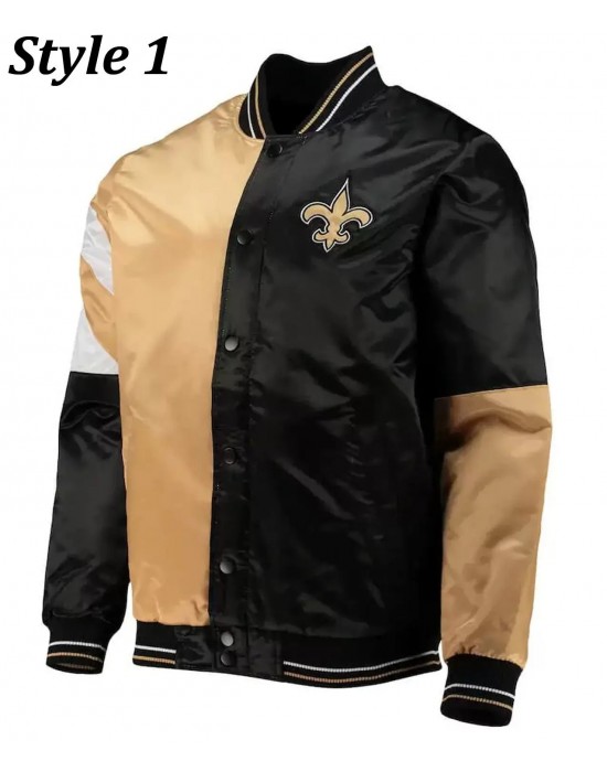 New Orleans Saints Full-Snap Jacket