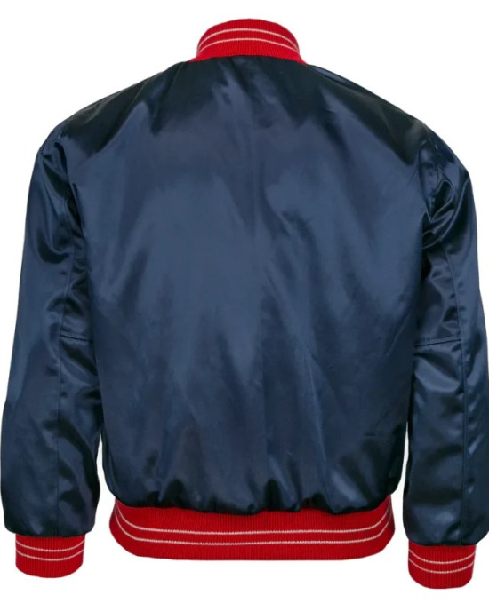 New Philadelphia Phillies Blue Satin Jacket New Philadelphia Phillies Blue Satin Jacket