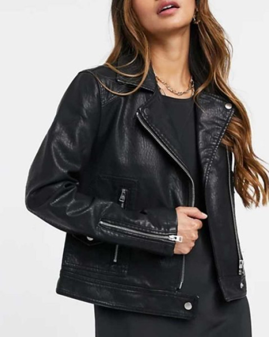 New Riverdale Toni Topaz Biker Black Leather Jacket New Riverdale Toni Topaz Biker Black Leather Jacket