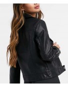 New Riverdale Toni Topaz Biker Black Leather Jacket