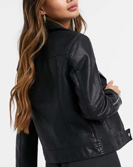 New Riverdale Toni Topaz Biker Black Leather Jacket New Riverdale Toni Topaz Biker Black Leather Jacket