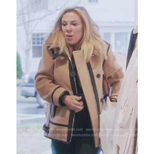 New York State of Mind Ramona Singer Wool Shearling Jacket