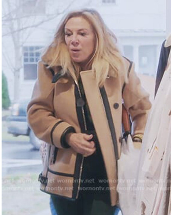 New York State of Mind Ramona Singer Wool Shearling Jacket New York State of Mind Ramona Singer Wool Shearling Jacket