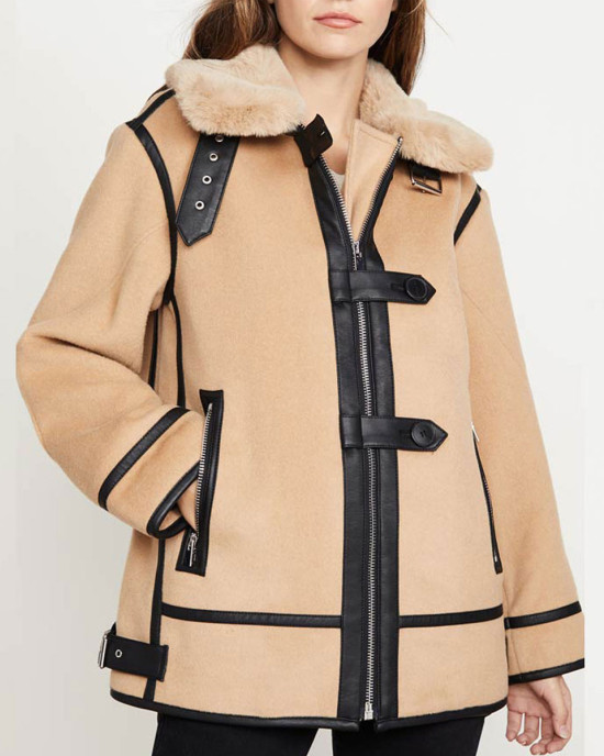 New York State of Mind Ramona Singer Wool Shearling Jacket New York State of Mind Ramona Singer Wool Shearling Jacket