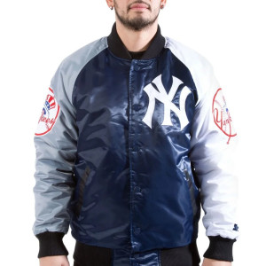 New York Yankees Tri-Color Satin Jacket