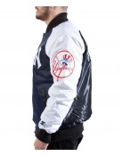 New York Yankees Tri-Color Satin Jacket