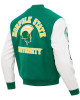 Norfolk State Spartans Classic Green and White Varsity Jacket