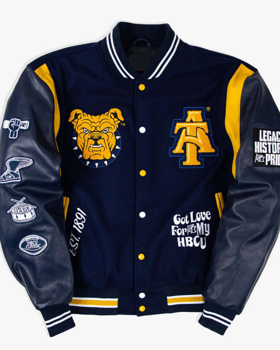 North Carolina A&T Aggie Pride Varsity Jacket North Carolina A&T Aggie Pride Varsity Jacket