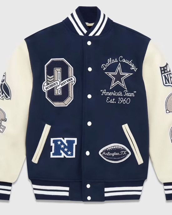 OVO Dallas Cowboys Varsity Jacket OVO Dallas Cowboys Varsity Jacket
