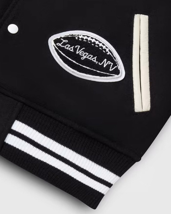 OVO Las Vegas Raiders Varsity Jacket OVO Las Vegas Raiders Varsity Jacket