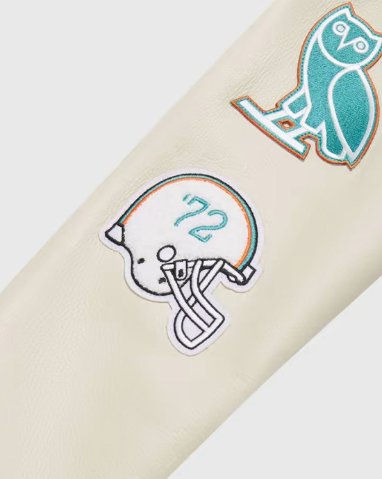 OVO Miami Dolphins Varsity Jacket OVO Miami Dolphins Varsity Jacket
