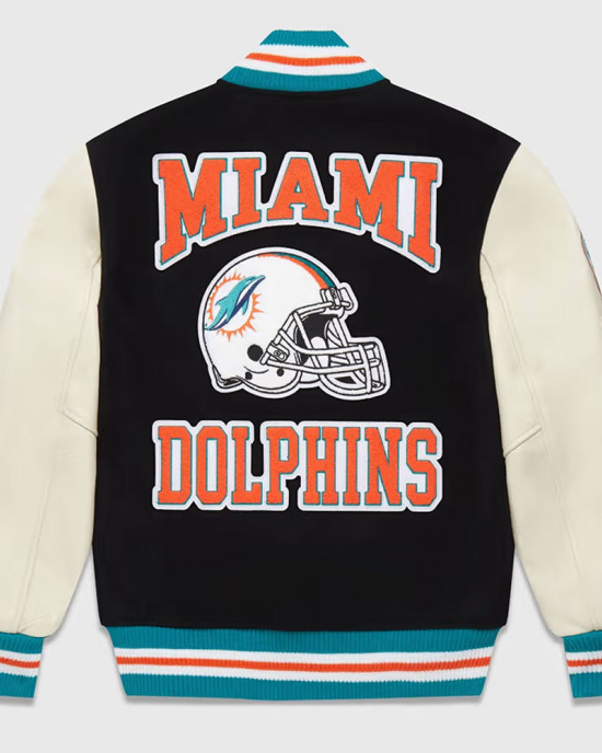 OVO Miami Dolphins Varsity Jacket OVO Miami Dolphins Varsity Jacket
