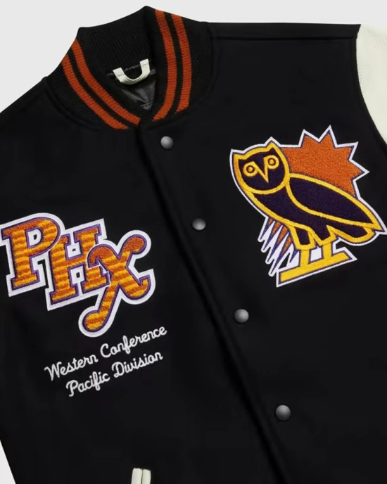 OVO NBA Phoenix Suns Wool Varsity Jacket OVO NBA Phoenix Suns Wool Varsity Jacket