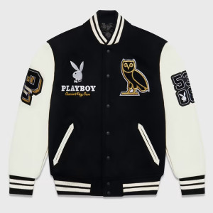Drake Black Varsity Jacket