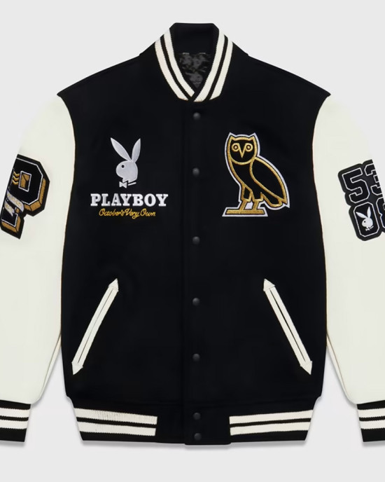 Drake Black Varsity Jacket Drake Black Varsity Jacket