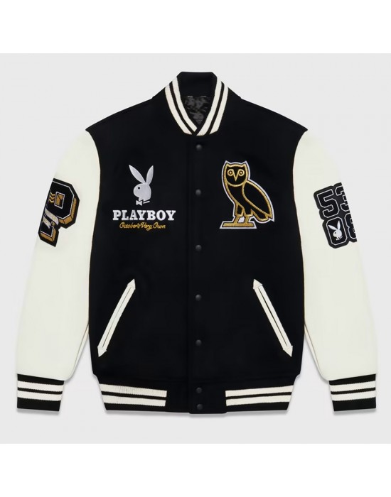 Drake Black Varsity Jacket