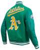 Oakland Athletics Green Wool Varsity Jacket Oakland Athletics Green Wool Varsity Jacket