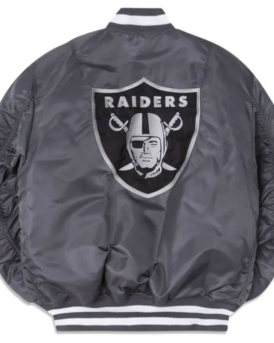 Oakland Raiders Bomber MA-1 Satin Jacket Oakland Raiders Bomber MA-1 Satin Jacket