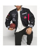 Oakland Raiders Bomber MA-1 Satin Jacket