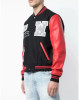 Off-White Eagle 23 Red and Black Varsity Jacket Off-White Eagle 23 Red and Black Varsity Jacket