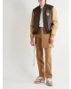 Off-White Leather Varsity Jacket