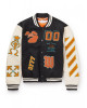 Off-White Wool-Blend Varsity Jacket