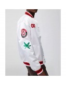 Ohio State University White Satin Jacket