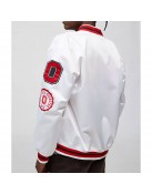 Ohio State University White Satin Jacket
