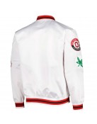 Ohio State University White Satin Jacket