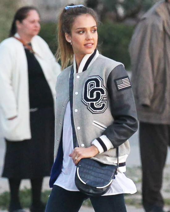 Opening Ceremony Jessica Alba Classic Varsity Jacket Opening Ceremony Jessica Alba Classic Varsity Jacket