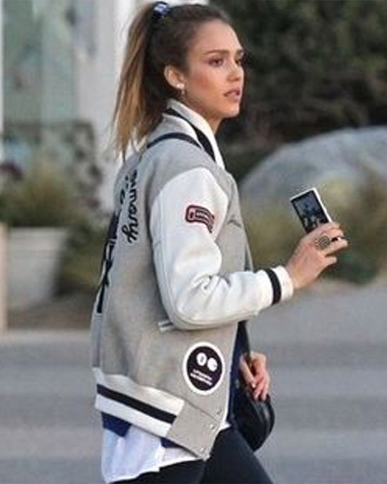 Opening Ceremony Jessica Alba Classic Varsity Jacket Opening Ceremony Jessica Alba Classic Varsity Jacket