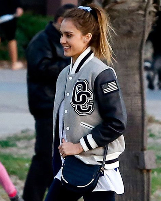 Opening Ceremony Jessica Alba Classic Varsity Jacket Opening Ceremony Jessica Alba Classic Varsity Jacket