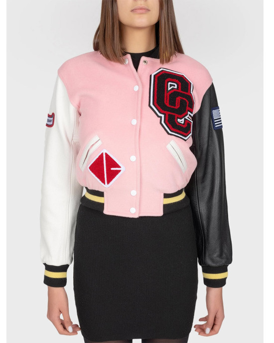 Opening Ceremony Pink Varsity Jacket Opening Ceremony Pink Varsity Jacket