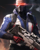 Overwatch video game soldier 76 Cosplay Leather jacket