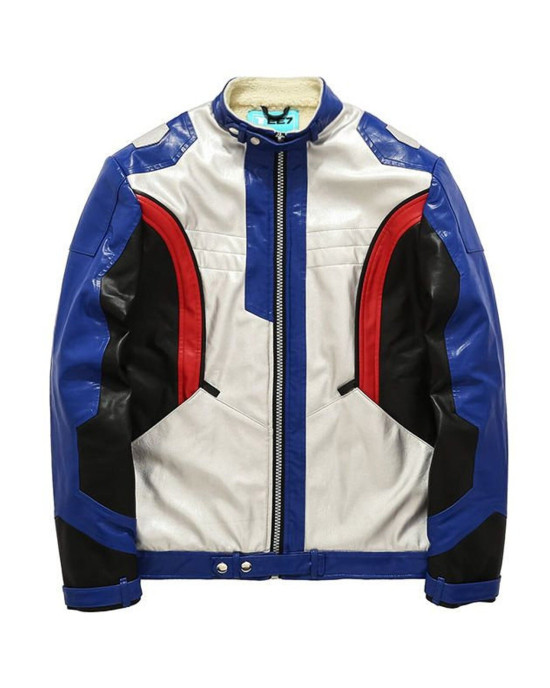 Overwatch video game soldier 76 Cosplay Leather jacket